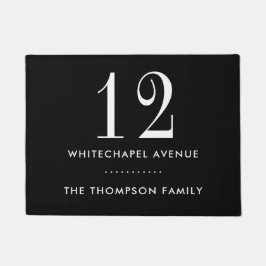 Name der Hausnummer Fußmatte