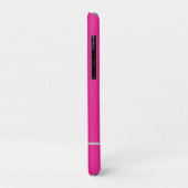 Name der heißen rosa Monogramm Case-Mate iPhone Hülle (Hinten/Links)