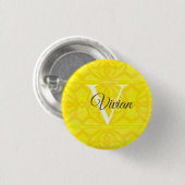 Name der hellgelben Farbe Monogram Button (Vorne & Hinten)