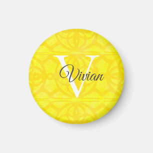 Name der hellgelben Farbe Monogram Magnet