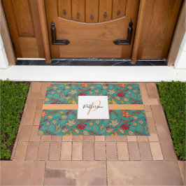 Name der Herbstblätterfamilie Doormat Fußmatte