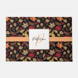 Name der Herbstblätterfamilie Fußmatte