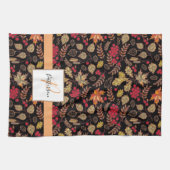 Name der Herbstblätterfamilie Geschirrtuch (Horizontal)