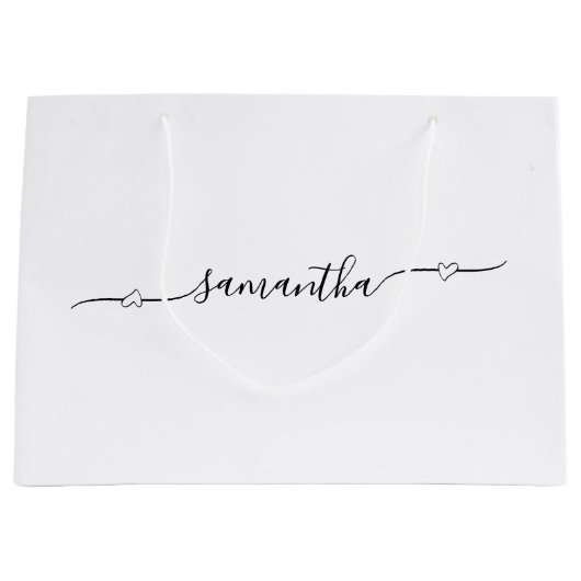 Name der Herzschwäche Große Geschenktüte (Vorderseite)