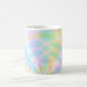 Name der Holografischen Iridescent-Rainbow-Monogra Kaffeetasse (Mittel)