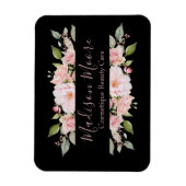 Name der hübschen floralen Rose Magnet (Vertikal)