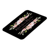 Name der hübschen floralen Rose Magnet (Linke Seite)