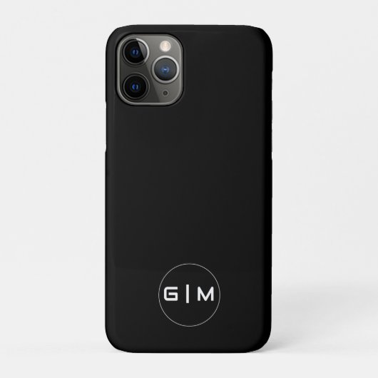 Name der individuell anpassbaren Initialen Case-Mate iPhone Hülle (Rückseite)