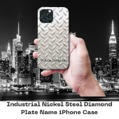 Name der industriellen Nickelstahl-Diamantplatte Case-Mate iPhone Hülle