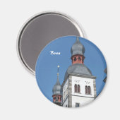 Name der Jesus Kirche in Bonn Magnet (Vorderseite/Rückseite)