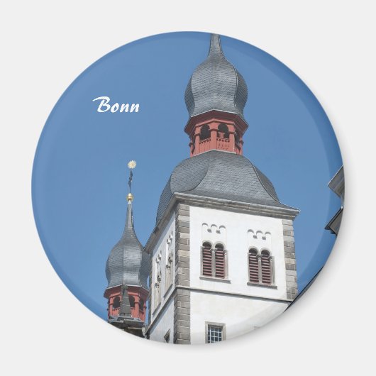 Name der Jesus Kirche in Bonn Magnet (Vorne)