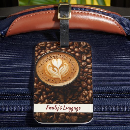 Name der Kaffeepause Gepäckanhänger (Vorderseite Insitu 2)