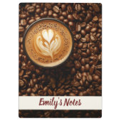 Name der Kaffeezeit Klemmbrett (Rückseite)