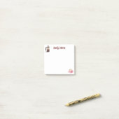 Name der Kaffeezeit Post-it Klebezettel (Auf Schreibtisch)