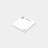 Name der Kaffeezeit Post-it Klebezettel (angewinkelt)