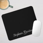 Name der Kalligraphie in Schwarz und Weiß Mousepad