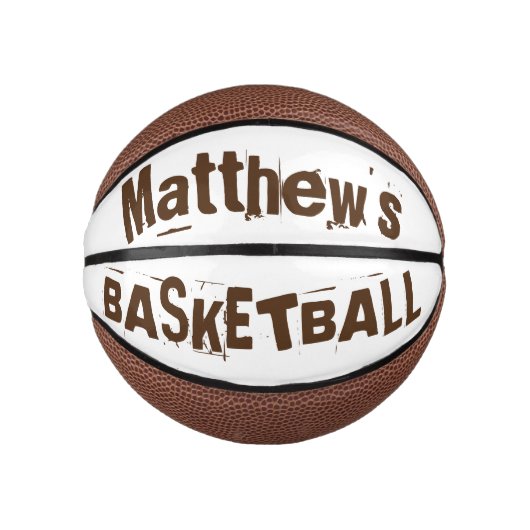 Name der Kinder hinzufügen - Custom Mini Basketbal Mini Basketball (Vorderseite)