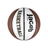 Name der Kinder hinzufügen - Custom Mini Basketbal Mini Basketball (Vertikal)