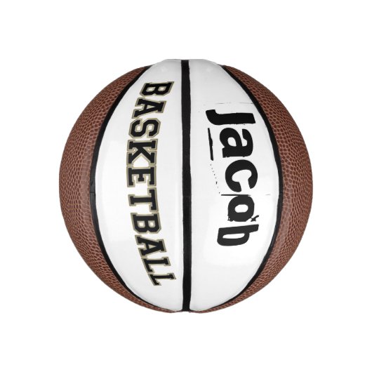 Name der Kinder hinzufügen - Custom Mini Basketbal Mini Basketball (Vertikal)