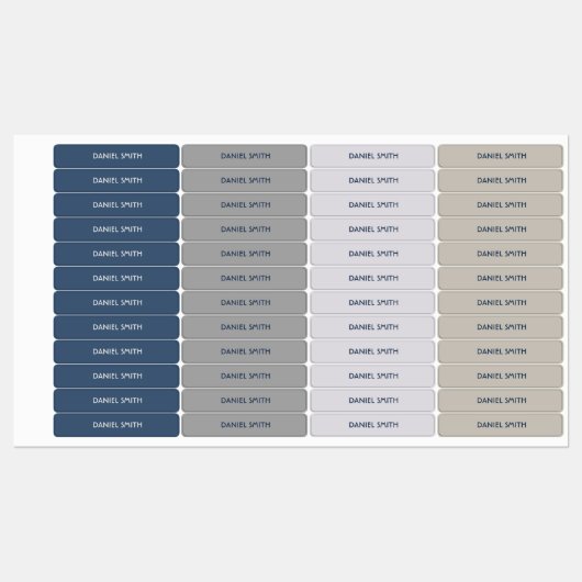 Name der Kindertagesstätte Etiketten (Blatt)