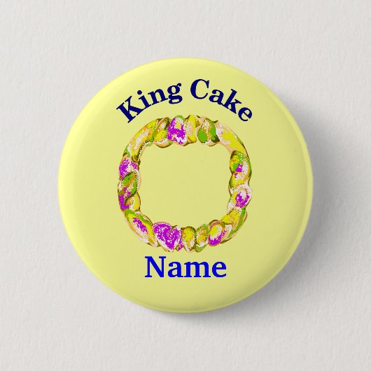 Name der King Cake-Bearbeitung Button (Vorderseite)