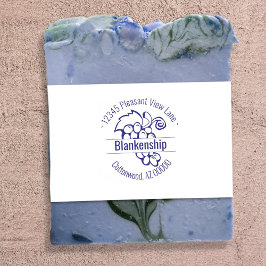 Name der Kreises-Adresse des benutzerdefinierten T Permastempel