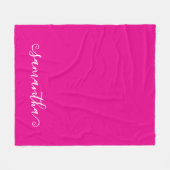 Name der Kurzen, leicht geschwungenen Unterschrift Fleecedecke (Vorderseite (Horizontal))