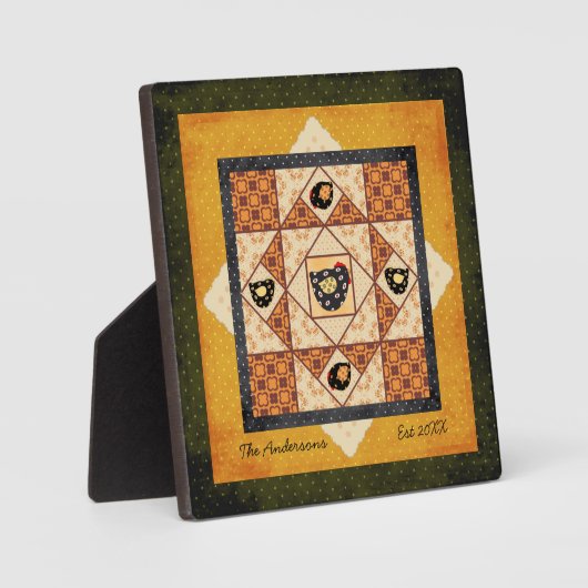 Name der Länderkiche Fotoplatte (Vorderseite)