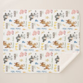 Name der landwirtschaftlichen Tiere Wiederholung d Sherpadecke (Vorderseite (Horizontal))