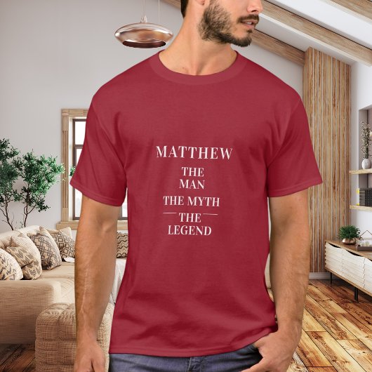 Name der Legende Rot T-Shirt