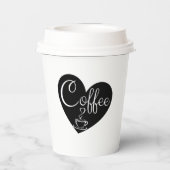 Name der Liebe, kleiner Kaffeespezialist Pappbecher (Rückseite)