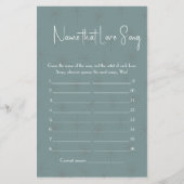 Name der Liebe Song Dusche Game Flyer (Vorne)