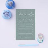 Name der Liebe Song Dusche Game Flyer (Einzeln)