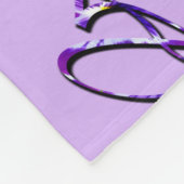 Name der lila Blumenrübe, Fleecedecke (Ecke)