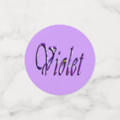 Name der lila Blumenrübe, Konfetti (Klein Vorderseite)