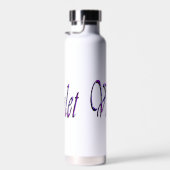 Name der lila Blumenrübe, Trinkflasche (Rechts)