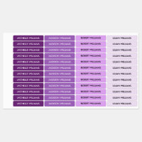 Name der Lila Farbpalette