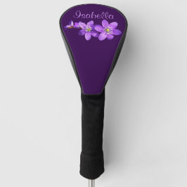 Name der lila Hepatica-Blüten Golf Headcover