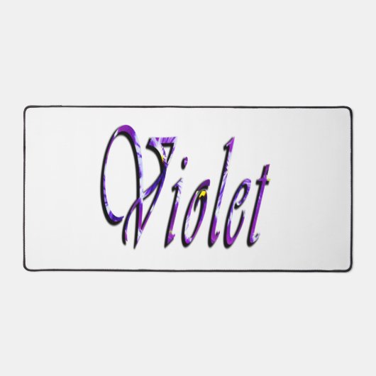 Name der Lila Violette, Schreibtischmatte (Vorderseite)