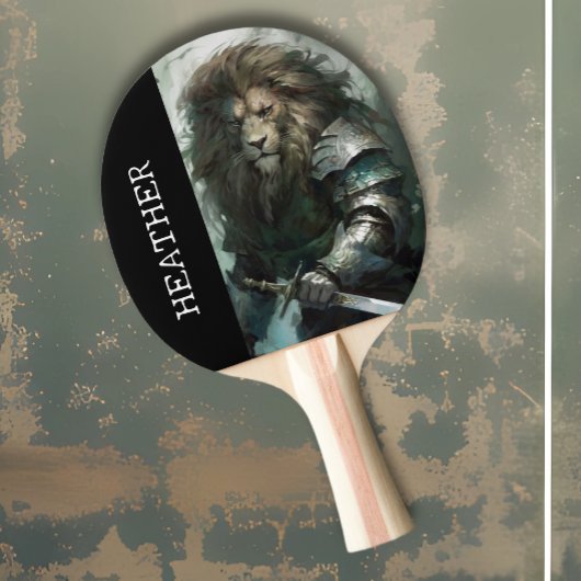 Name der Lion Warrior Monogram Tischtennis Schläger