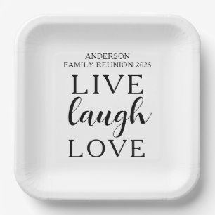 Name der Live-Laugh-Liebe etablierte Wiedersehen Pappteller