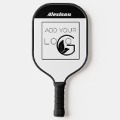 Name der Logo-Firma hinzufügen Pickleball Schläger (Rückseite)