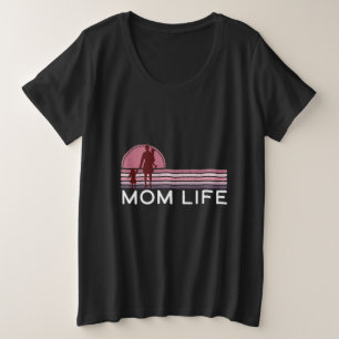 Name der Mama am Muttertag Große Größe T-Shirt