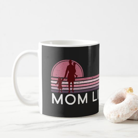 Name der Mama am Muttertag Kaffeetasse (Mit Donut)