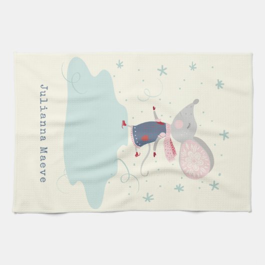 Name der Maus für den Whimsissee-Skater Geschirrtuch (Horizontal)