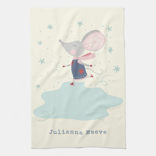 Name der Maus für den Whimsissee-Skater Geschirrtuch (Vertikal)