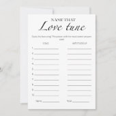 Name der Minimalistischen Brautparty-Spielkarte Einladung (Vorderseite)