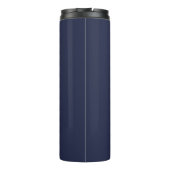 Name der Minimalistischen Marine Blue Bridesmaid Thermosbecher (Rückseite)