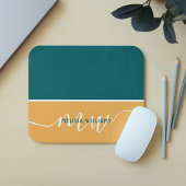 Name der Minimalistischen Schriftzeichen für grün  Mousepad