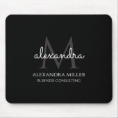 Name der Minimalistischen Schwarzweiß-Zeitschrift Mousepad (Vorne)